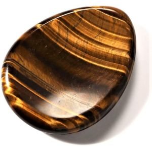 Tiger's Eye Thumb Stone